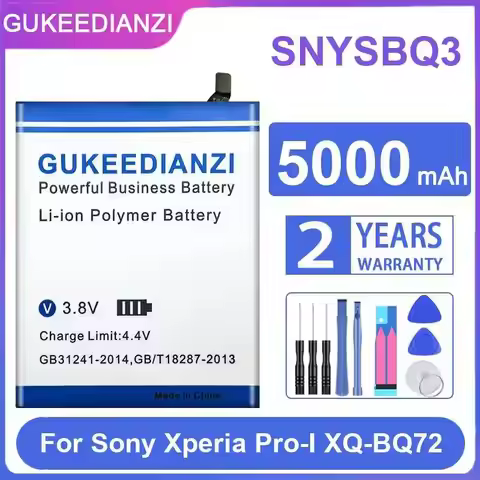 Safe Mobile Phone Battery High-Capacity 5000mAh For Sony Xperia Pro-I XQ-BQ72 SNYSBQ3