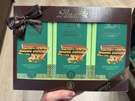 （歐洲代購） Lindt 瑞士蓮開心果朱古力 3排 禮盒裝