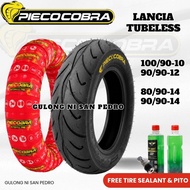 Burgman Tire Tubeless 100/90-10, 90/90-12 Piecocobra