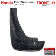 iBarod ยางกันขี้โคลน ยางบังโคลน ของแท้ สีดำ สำหรับ Honda Civic Dimension ปี 2001-2005