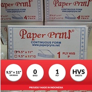 Paperpryns Continuous Form Paper Full 1PLY HVS 9.5" x 11"