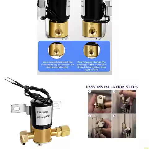 A0NC Precisions Control 24V Solenoid Valves Humidifier Part Spare Part Suitable for HE265A HE360 HE2