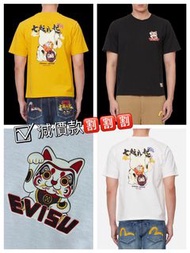 EVISU 福神招財貓印花短袖