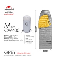Naturehike Thailand ถุงนอน รุ่น CW400 mummy duck down sleeping bag