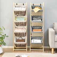 Book News Snack Rack Rattan Household Storage Rack Storage Rack Storage Rack Snack Bedroom Magazine 