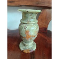 8" Green Onyx Stone Vase, 2.1kg