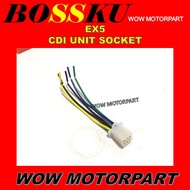 EX5 CDI UNIT SOCKET EX5 CDI UNIT SOKET EX5 SOCKET CDI EX5 SOKET CDI UNIT EX5 DREAM HP WAVE 100 CDI U