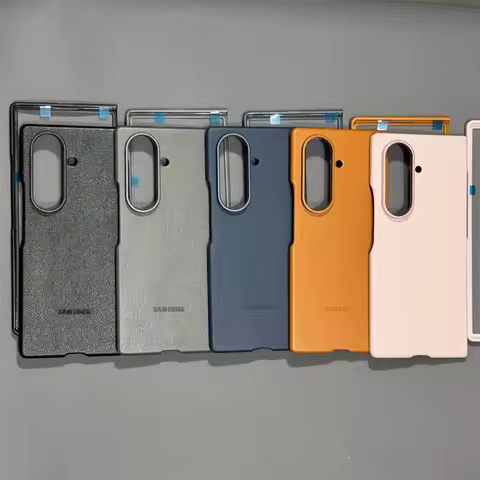 Original Leather Case For Samsung Z Fold 7 5G Slim Shockproof Back Cover Bumper For Galaxy Z Fold 7 