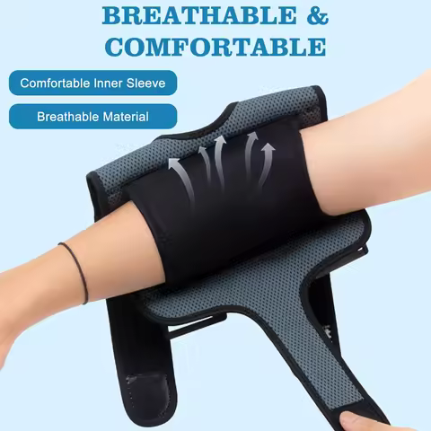 1PCS Elbow Brace for Tennis & Tendonitis Pain - Adjustable Ulnar Nerve Support with Splint - Cubital