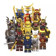 Children Building Blocks Toys Mini Samurai Figures Ronin Warrior Bricks Gifts