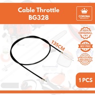 MESIN Throttle Cable BG 328 135 CM Wire Seling Gas Rope Lawn Mower Brush cutter 318 338