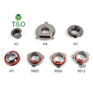 [T&O-t] For V7-9005/9006/9012/H11/H7/H4/H3/H1 Head Lamp Retainer Clips Car LED Headlight Bulb Base A