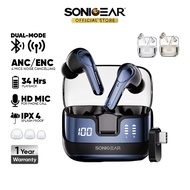 SonicGear TWS XP2 ANC TWS Earbuds Dual Mode Bluetooth Wireless 34 Hour Playtime