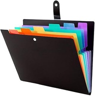 7 Pockets Accordion File Organizer, Waterproof Portable Expanding File Folder, A4 File Folder Bag, A