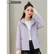 windbreaker plus size windbreaker jacket elgini windbreaker Women's 2025 Spring/Autumn Hooded Windbr