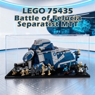 LEGO 75435 Felucia Battle Droid Troop Carrier Acrylic Display Box Kotak Pameran Penyimpanan Figur Du