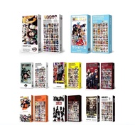 ANIME Postcard Sticker DEMON SLAYER AOT GENSHIN BLUE LOCK JUJUTSU SPY FAMILY ONE PIECE NARUTO Chains