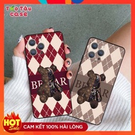 Iphone ip 13 13Pro 13Promax Max Case With 3D Motif, Fashionable bearbrick Bear, Beautiful Cheap Phone Case