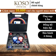Thiết Bị Nạp Ga Đôi Điều Hoà Ô TÔ R134A KOSO Vật Tư Điện Lạnh Ngành Ô TÔ cao cấp