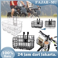 Large Folding Bike Basket Rear Front Universal Electric Bike Basket