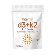 Vitamin D3+k2 capsules for bone health Boost Immunity Vitamin D3 5000 IU with K2-Healthy enterprise