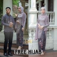 Modern hanna kebaya couple/modern hanna proposal kebaya couple/modern hanna engagement kebaya couple