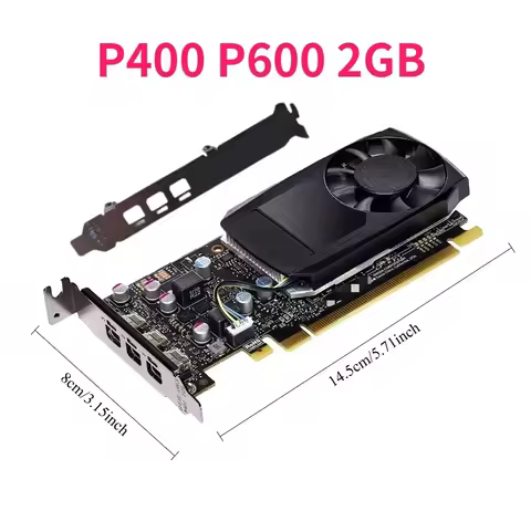 Quadro P400 P600 2GB GDDR5 PCI Express 3.0x16 Mini DP Professional Graphics Card with Original 100% 