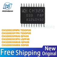 5Pcs New CH32X033F8P6 CH32X035F7P6 TSSOP20 CH32X035F8U6 QFN20 CH32X035G8R6 SOP28 CH32X035G8U6 QFN28 