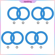 Star 8lots Round Shape Toilet Silicone Seal Gasket Sealing Gasket Rubber Washer