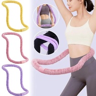 XO Velvet Covered Spring Hula hoop, High Quality Soft Fabric 1kg/1.8kg/2.5kg, Yoga Gym Support, Easy