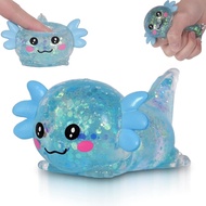 Axolotl Squishy Toy, Medium Squishy Axolotl Squeeze Toy, Soft Slow Rising Stress Relief Toy, Sensory