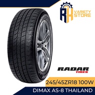 RADAR 245/45ZR18 100W DIMAX AS-8 PASSENGER TIRES 245/45R18