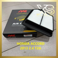 MEAUSU AIR FILTER MSAF-5A2(17220-5A2-A00) MODEL:HONDA ACCORD 2013'' 2.4 T2A