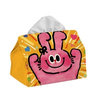 8.21 Cute Milk Silk Rabbit Hold Fortune Flower Anime Cute Tissue Box Living Room Fabric Paper Draw H