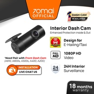 [Add on Module] 70mai Interior Dash Cam FC02 Car Camera Recorder 1080P Full HD Resolution 130° View 