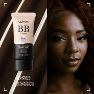 Quiyum Long Lasting BB Cream Color 480 Coffee - Waterproof Pores Concealer, Brighten Skin Tone, Cove