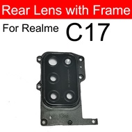 Back Camera Glass Lens Cover For OPPO Realme 6 6Pro 6i 7 7i 8 8i 5G C3 C17 Rear Camera Lens with Fra