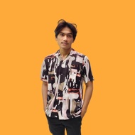 Dcash Short Shirt Painting White