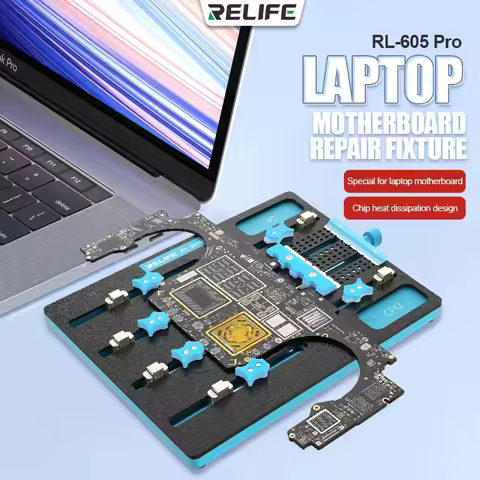 RELIFE RL-605 Pro laptop Motherboard Fixture Chip Repair Rotating Clamp for Motherboard Repair Chip 