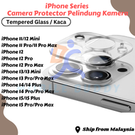 (Kaca) MB iPhone 11/12/13/14/15/Mini/Plus/Pro/Max Kaca Pelindung Kamera Camera Protector Tempered Glass
