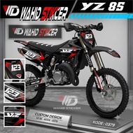 YZ85 OLD STICKER NEW DECAL YZ 85 (0379) NEW BEBEK STANDARD DECAL STICKER YZ 85 DECAL STICKER YZ 85 N