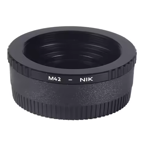K&F Concept Lens Adapter Ring for M42 Lens to Nikon Mount with Glass Cap for Nikon AI F D5100 D700 D