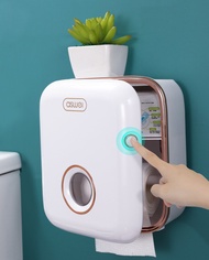 Hộp đựng giấy 2 tầng Aswei gắn tường siêu chắc nắp hộp đóng mở rất tiện lợi A2104