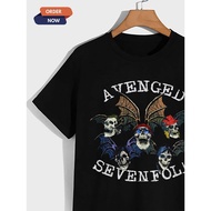 T-shirt KLATEN/T-SHIRT AVENGED SEVENFOLD/AX7/METAL BAND/T-SHIRT DISTRO/Tops Men Women/MOTIF/Design/D