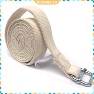 ✥Dilraba✥【In Stock】 3m/9.8ft Yoga Stretch Strap D-Ring Belt Waist Leg Fitness Adjustable Outdoor Equ