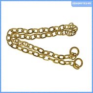 [SzgqmyyxcbMY] Solid Brass Metal Chain Biker Trucker Keychain Key Chain Jeans Wallet Chain