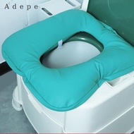 [Adepe] Commode Cushion Toilet Pad Bathroom Attachment Thickened Padded Cushion Toilet Seat Cushion 
