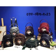 Bag Imported Handbag and Backpack BOBO BB0711 0711 BB711 711 Floral Embroidery Parachute Material Qu