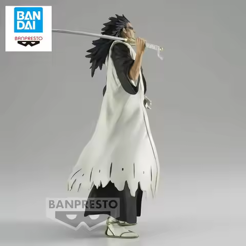 Genuine Official Original Bandai Banpresto Solid and Souls Bleach Zaraki Kenpachi Anime Collectible