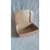 Kraft Paper Lunch Box size M brown (1 pack contains 50 pieces)